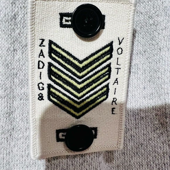 Zadig & Voltaire men sweater size medium grey - Picture 4 of 4